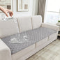 Dog Couch Cover for Sofa 100% Waterproof Faux Linen Sofa Covers for 3 Cushion by HYZOTEX