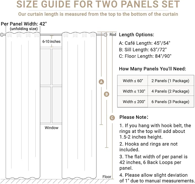Linen Textured Total Blackout Curtains - Image 7
