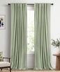 Faux Linen Total Blackout Curtains by 100BlackoutShield