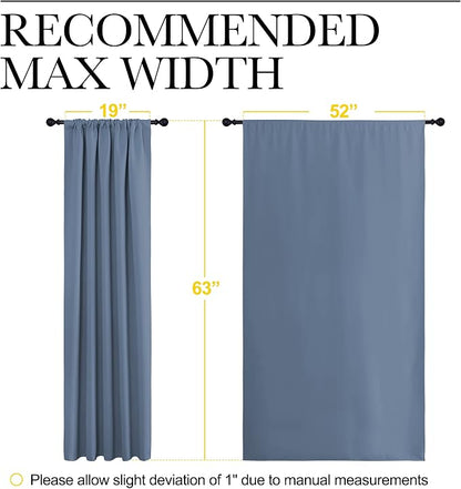 NICETOWN Blackout Curtains for Living Curtains, Window Treatment Blackout - Image 7