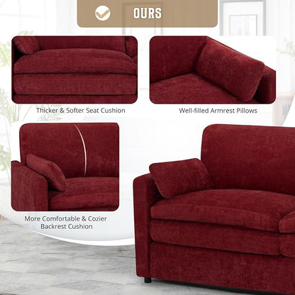 2 Pieces Chenille Sofa Set - Image 5