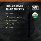 Frontier Bulk Jasmine Pearls Green Tea, Organic, 16 Ounce