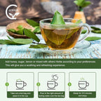 Organic Soursop Leaf Tea Bags | Annona Muricata Herbal Tea for Relaxation & Wellness | Caffeine-Free, Antioxidant Rich | 30 Count | Gluten-Free, Non-GMO
