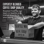 Real Good Coffee Company French Roast Whole Bean Coffee - Extra Dark Roast - 100% Arabica Beans - 32 Oz