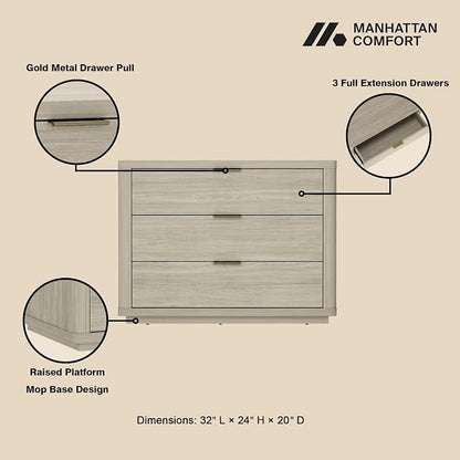 Eco-Friendly Nightstand in Natural Finish, Sustainable Bedside Table Made from - Image 5
