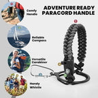 Insulated Water Bottle 24oz, Triple Wall Vacuum Stainless Steel (Cold for 48 Hrs, Hot for 24Hrs), Leak Proof & Non-BPA, 24oz Hydro Water Flask with Paracord Handle & Straw Spout Lids