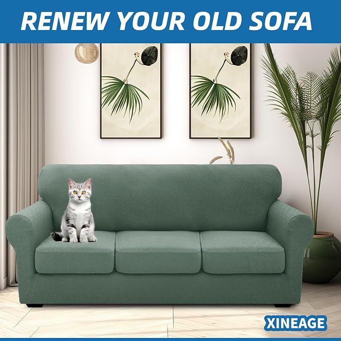 XINEAGE New 4 Pieces Couch Covers - Image 4