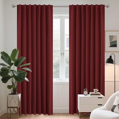Joydeco 90 Inch Blackout Curtains by JOYDECO