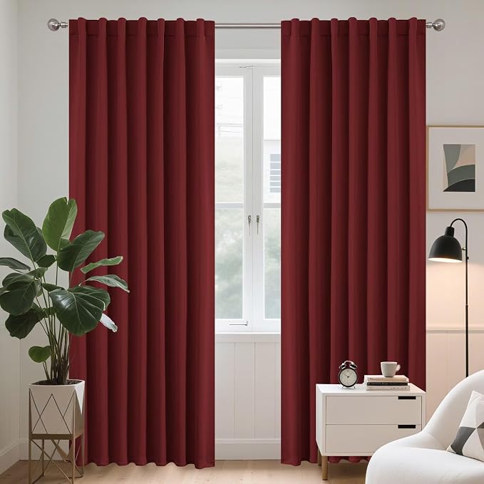 Joydeco 72 Inch Blackout Curtains by JOYDECO