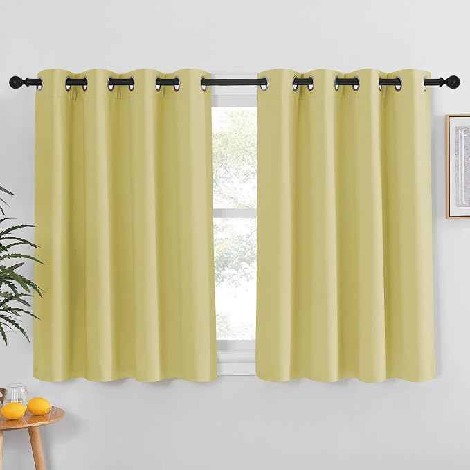 NICETOWN Kitchen Short Blackout Curtain and Drape by NICETOWN
