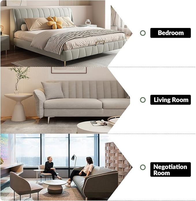 Classic 3-Seater Sofa with Premium Leather Upholstery, Stylish & Comfortable - Image 6