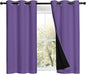 NICETOWN 100% Blackout Short Curtains by NICETOWN