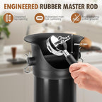 Knock Box for Espresso Grounds Commercial Floor-Standing Coffee Grounds Knock Box with Brush 18L Large Capacity Coffee Knockbox with Towel and Garbage Bags for Coffee Shops,Bar Home,Coffee lovers