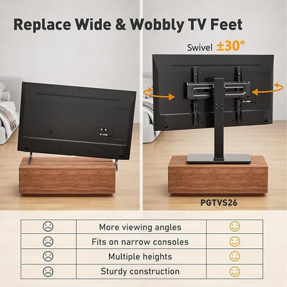 Perlegear Universal Swivel TV Stand Base - Image 3