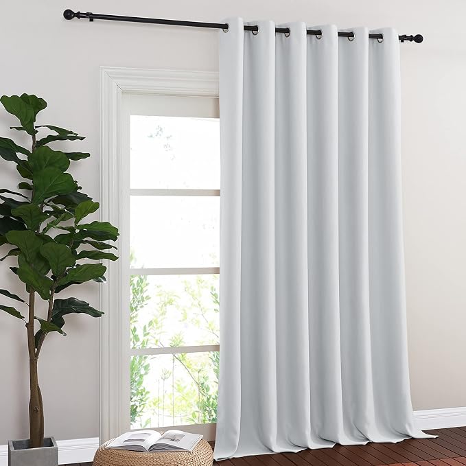 NICETOWN Patio Door Curtain Vertical Blinds, Grommet Top Room Divider Curtain - Image 8