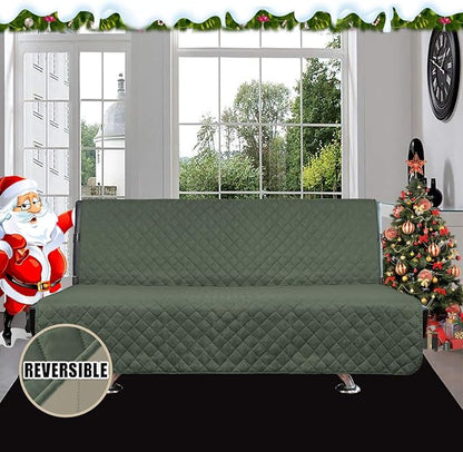 Easy-Going Reversible Couch Cover, Large Futon Sofa, Water Resistant Furniture - Image 2