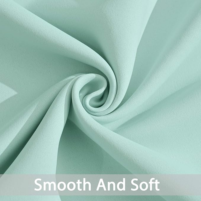 Yakamok Room Darkening Curtains 52x84 inch Length Aqua-Living Room | 2 panels - Image 5