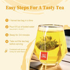 FullChea - Fennel Tea Bags, 30 Teabags, 4g/bag - Premium Whole Fennel Seeds - Non-GMO - Caffeine-free - Helps Improve Digestion & Immune System