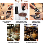Espresso Hand Tamper 51mm, Coffee Tamper with WDT Tool Calibrated Spring Loaded, Hand Tampers with Silicone Mat, 100% Flat Stainless Steel Base Tamper for Espresso Coffee Machine