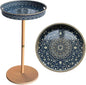 Gesodant Boho Single Leg Round Side Table by Gesodant+