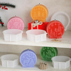 Silicone Santa Claus Mold - Silicone Resin Casting Molds for Candle & Resin & Soap Craft Supplies