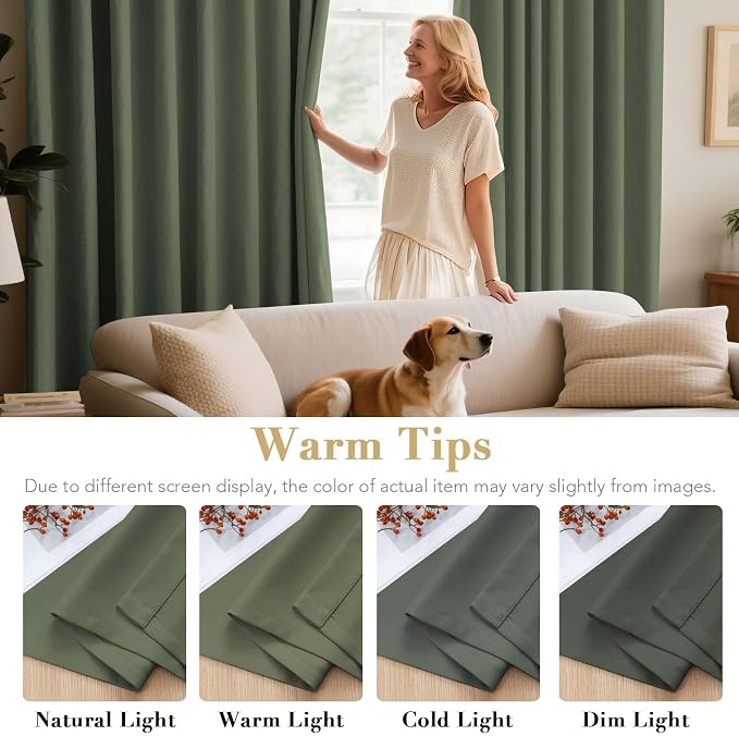 H.VERSAILTEX Premium Blackout Thermal Insulated Room Darkening Curtains - Image 5