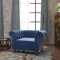 Mid-Century Sofa Chair, Velvet Accent Chair by YUCHIATHSoulFurniture