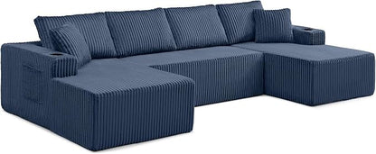 124" Oversized Sectional Couches - Image 7
