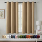 MIULEE Blackout Curtains for Bedroom 2 Panels 40 x 63 Inch Long Taupe Brown | by MIULEE