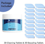 New England Stories Jura Compatible 30 Cleaning + 30 Descaling Tablets Kit - Clean Coffee Oils & Remove Limescale for Coffee Machines
