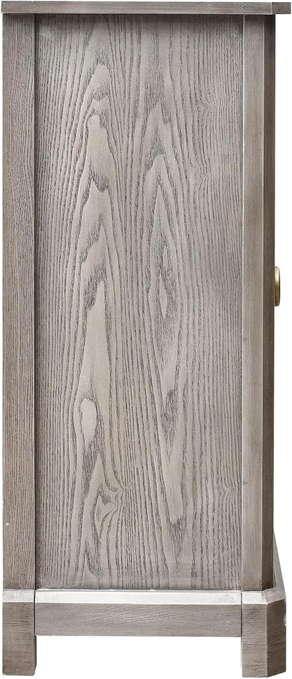 eHemco Art Deco End Table with Gold Accent Knob, Rectangular Side Table with - Image 9