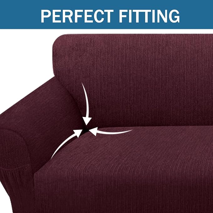Loveseat Slipcover with 2 Pillow Cover - Image 3