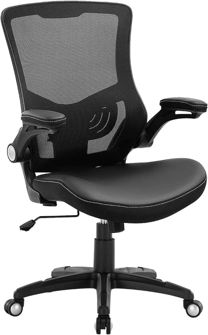 Office Chair Ergonomic Desk Chair, Computer PU Leather Home Office Chair - Image 9