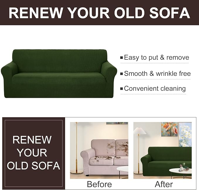 U-NICE HOME Stretch Couch Cover Slipcover - Image 5