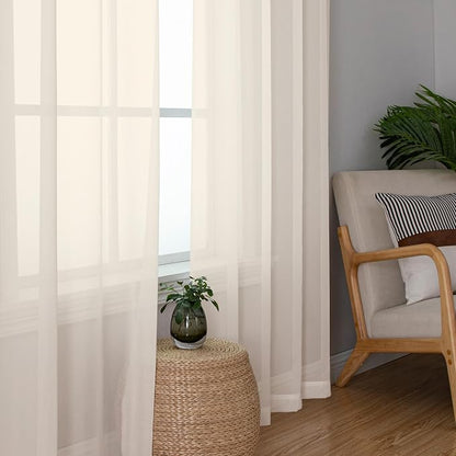 Sheer Curtains 54 inches Long 2 Panles - Image 7