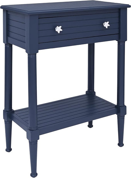 Linon Raleigh Navy Accent Table by Linon