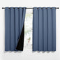 NICETOWN 100% Blackout Curtains 63 inches Long, Pair of Energy Smart & Noise by NICETOWN