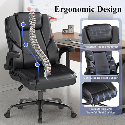 AnyGod Executive Office Chair, Comfy Ergonomic Computer Desk Chairs - Image 4