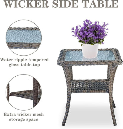 Belord 7 Piece Wicker Patio Furniture Set - Image 8