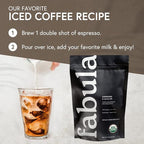 Fabula Low Acid Coffee Beans Whole, Organic Espresso Coffee - Non-GMO - No Molds - Mycotoxins Pesticides Free - Single Origin Coffee - 12 Oz