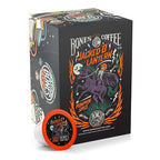 Bones Coffee Company Jacked 'O' Lantern, Pumpkin Spice Flavored Coffee Pods, Low Acid Medium Roast Single-Serve Bones Cups, Compatible with 1.0 & 2.0 K-Cups Brewers Coffee Maker, 12 Count
