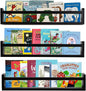 AZSKY Classic Nursery Book Shelves Black Wooden Floating Shelves Wall Bookshelf by AZSKYMakeyourlifebetter