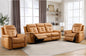 ANJ 3-Piece Faux Leather Power Recliner Sofa Set by ANJ