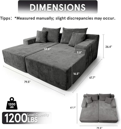 Sytopia Loveseat Chaise Lounge - Image 2