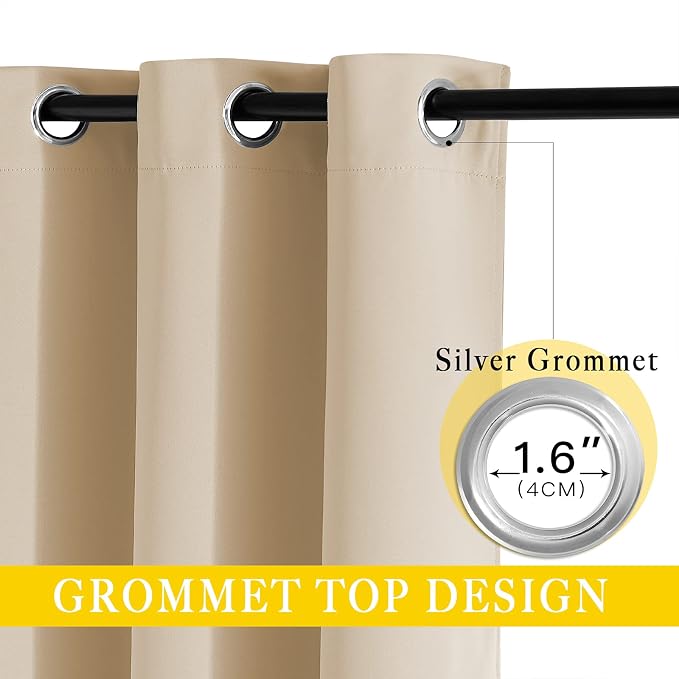 NICETOWN Sliding Door Curtain for Living Room - Image 2