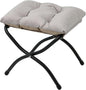 15" Folding Ottoman, Foldable Footrest Stool, Portable Small Foot Stool by MordchilHF