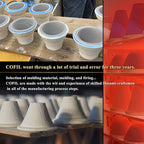 Ceramic Reusable Coffee Filter Dripper Paperless Sustinable Mt. Fuji Made in Japan (Purple)