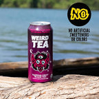 Drink Weird Organic Passion Fruit Black Tea – 16oz Cans, 160mg Organic Caffeine, Pack of 12 – Smooth & Energizing Energy Drink Alternative