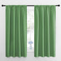 NICETOWN Bedroom Curtains Blackout Draperies, Froest Green, 1 Pair, 34-inch W x by NICETOWN