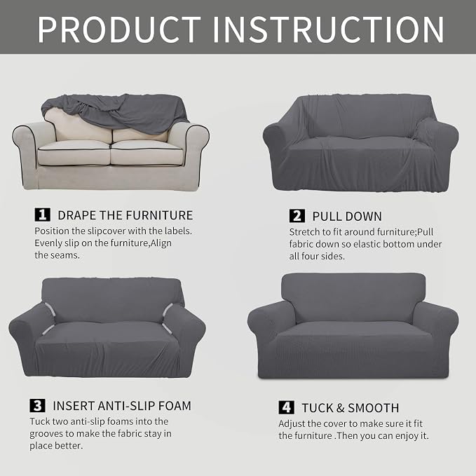 Easy-Going Stretch Couch Covers - Image 5